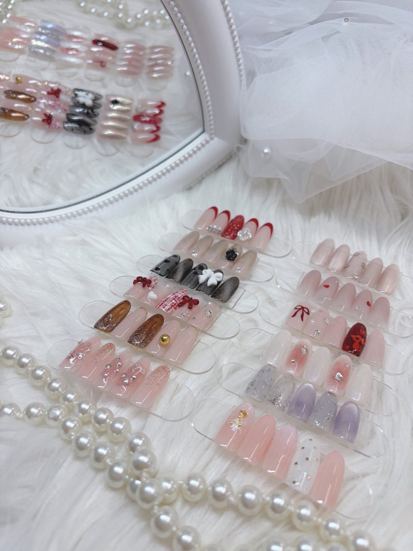 ロング ハンドネイル Nailsalon Angeのネイルデザイン