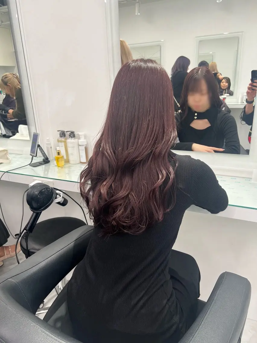 カラー ヘアカラー トリートメント ヘッドスパ ヘアセット ブリーチなし透明感 💗RYOTAのヘアスタイル