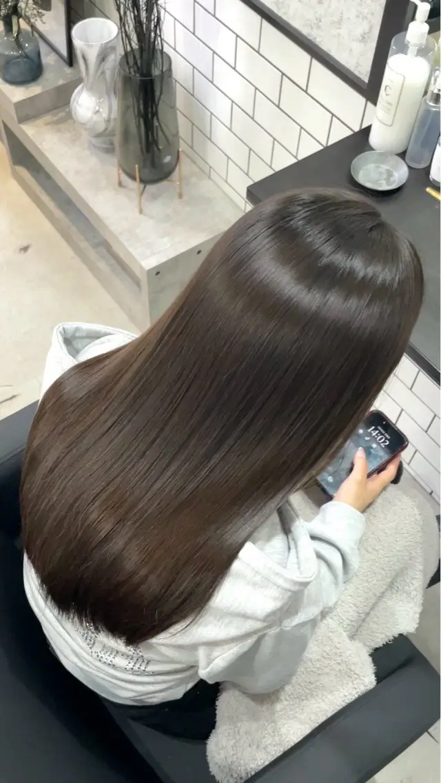 セミロング 美髪師JO/髪質改善 静かな半個室サロンのヘアスタイル
