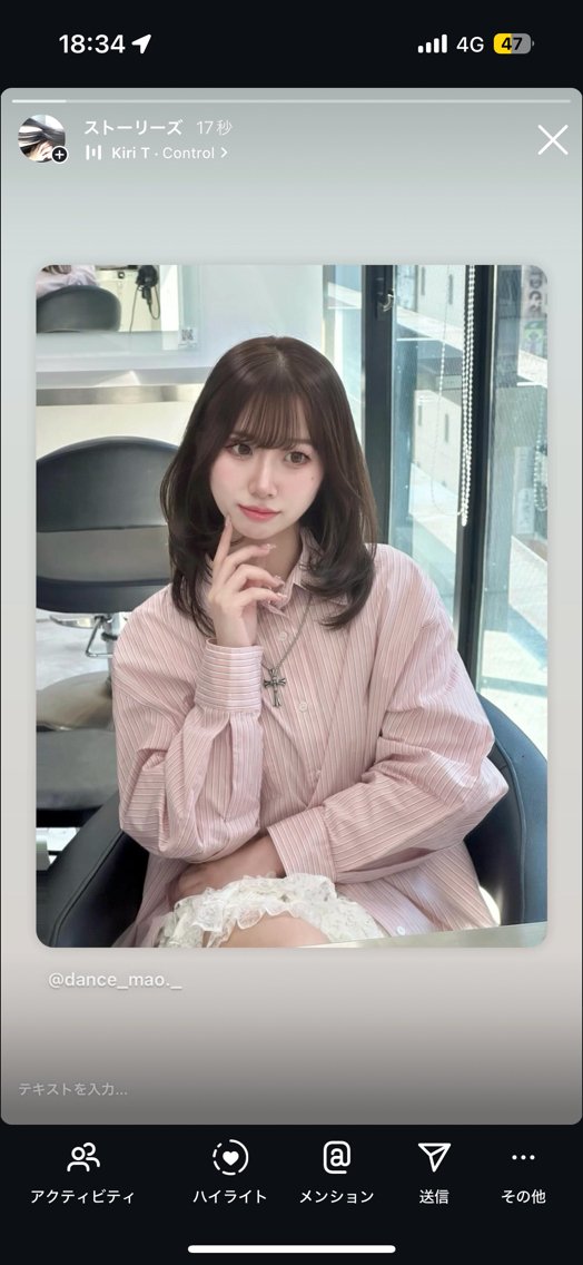 ミディアム カラー ヘアアレンジ カット ヘアカラー トリートメント 大人っぽ中韓レディ ヘア🤍MAOのヘアスタイル