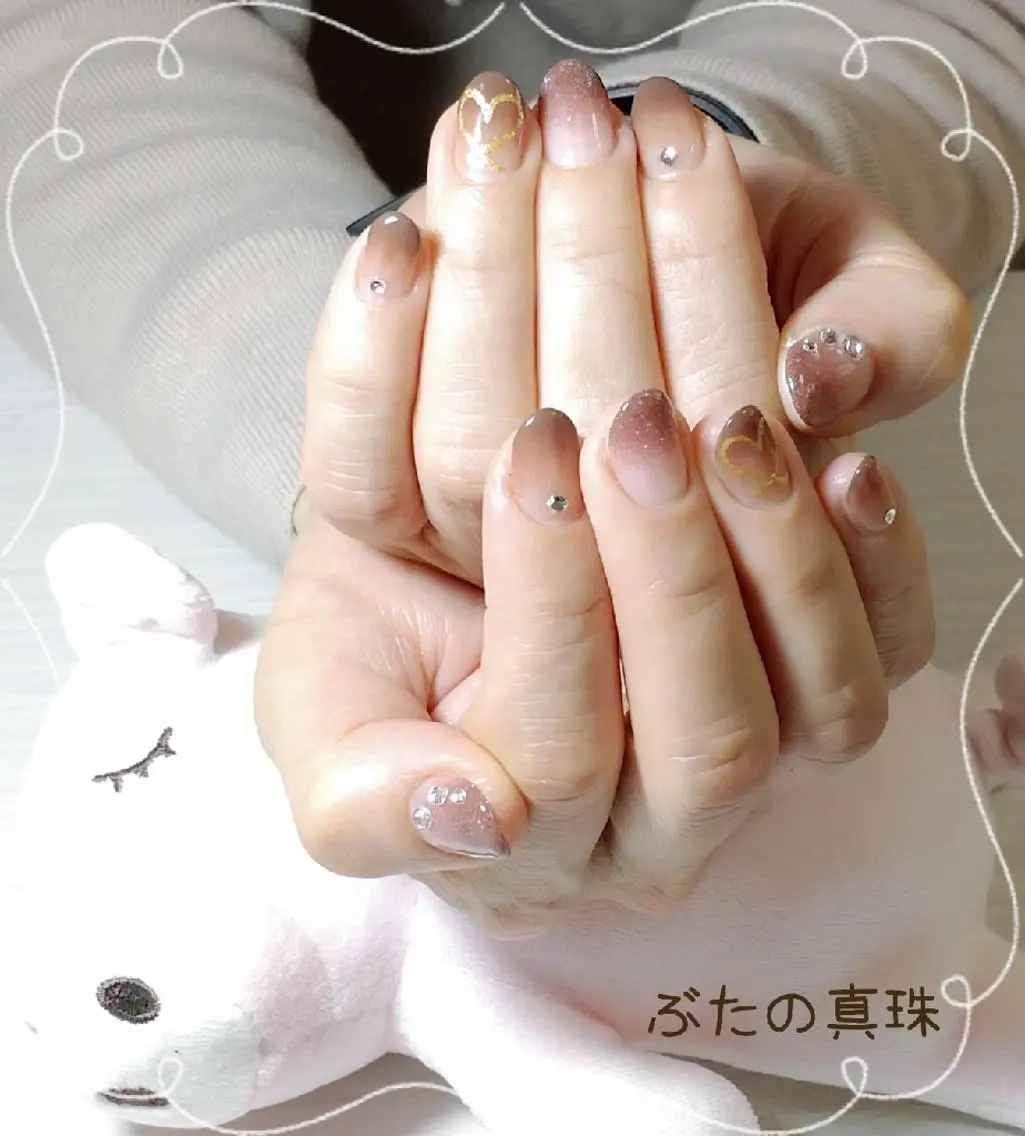 ネイル ハンドネイル 林 珠里のネイルデザイン