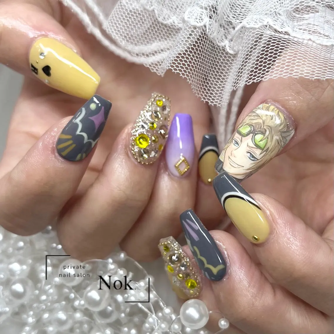 ネイル ハンドネイル 池袋痛ネイル Nok. 渡辺のネイルデザイン