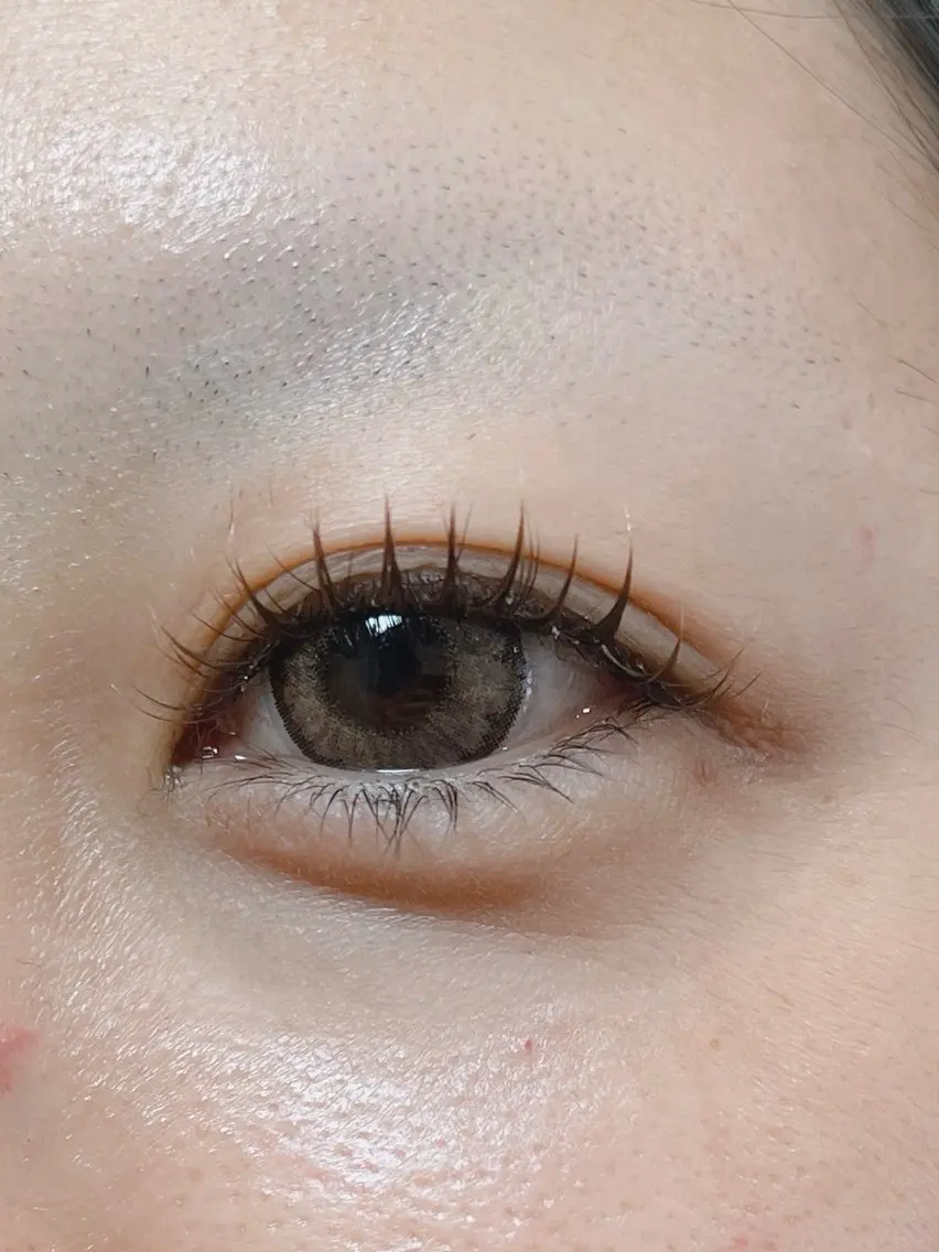 マツエク・マツパ 束感まつ毛 ナチュラル 一重×まつ毛パーマ eyelash salon TOKIのマツエク・マツパデザイン