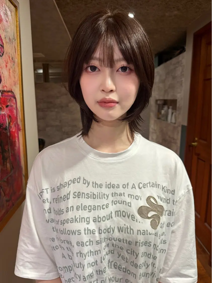ショート カラー 似合わせカット カット ヘアカラー トリートメント mai / linoah˚✧のヘアスタイル