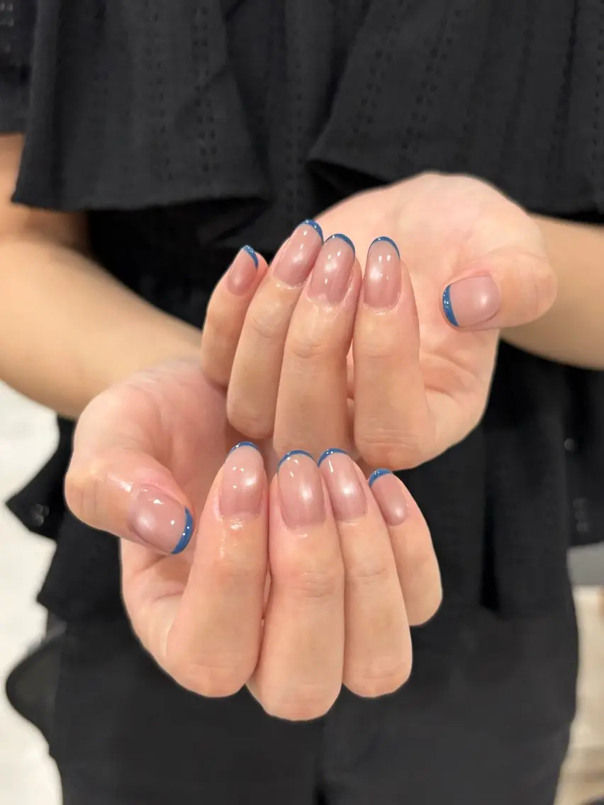 ネイル フレンチネイル ハンドネイル HARUNOKA kotoneのネイルデザイン