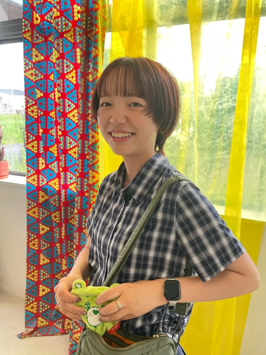 ショート ショートヘア ウルフカット 大庭 渚紗のヘアスタイル