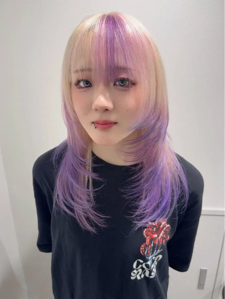 ミディアム カラー ヘアカラー トリートメント 🍀お悩み改善憧れの 美髪　小林風雅のヘアスタイル