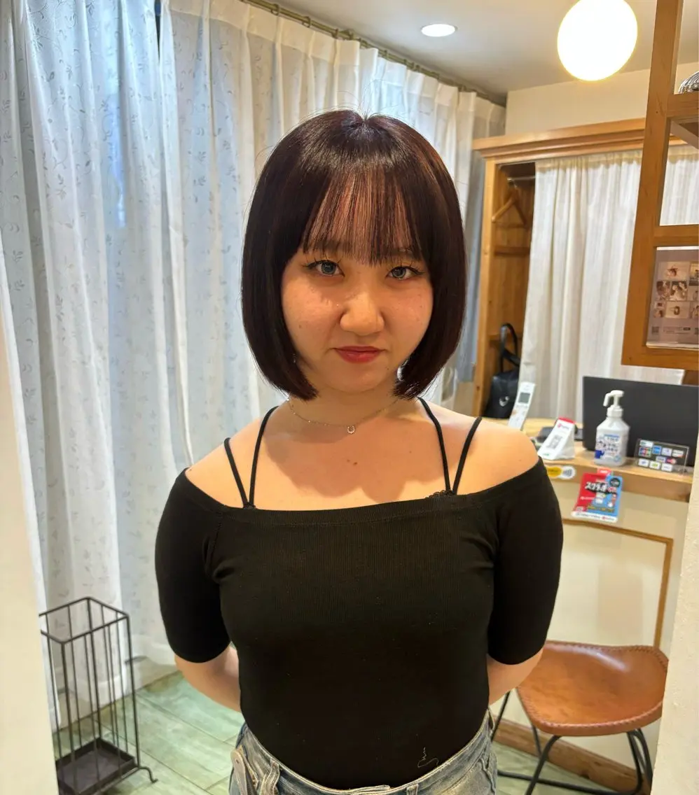 カラー ヘアカラー 荒木 美咲のヘアスタイル