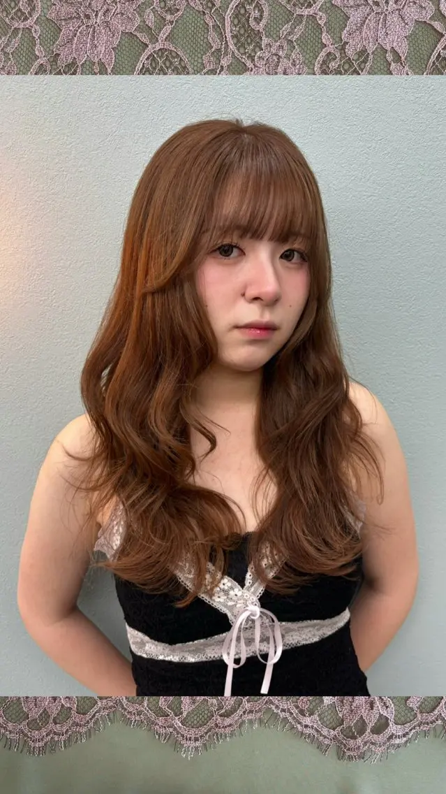 ロング ヘアカラー ミニボブ/レイヤボブ 🐈‍⬛kotoseのヘアスタイル