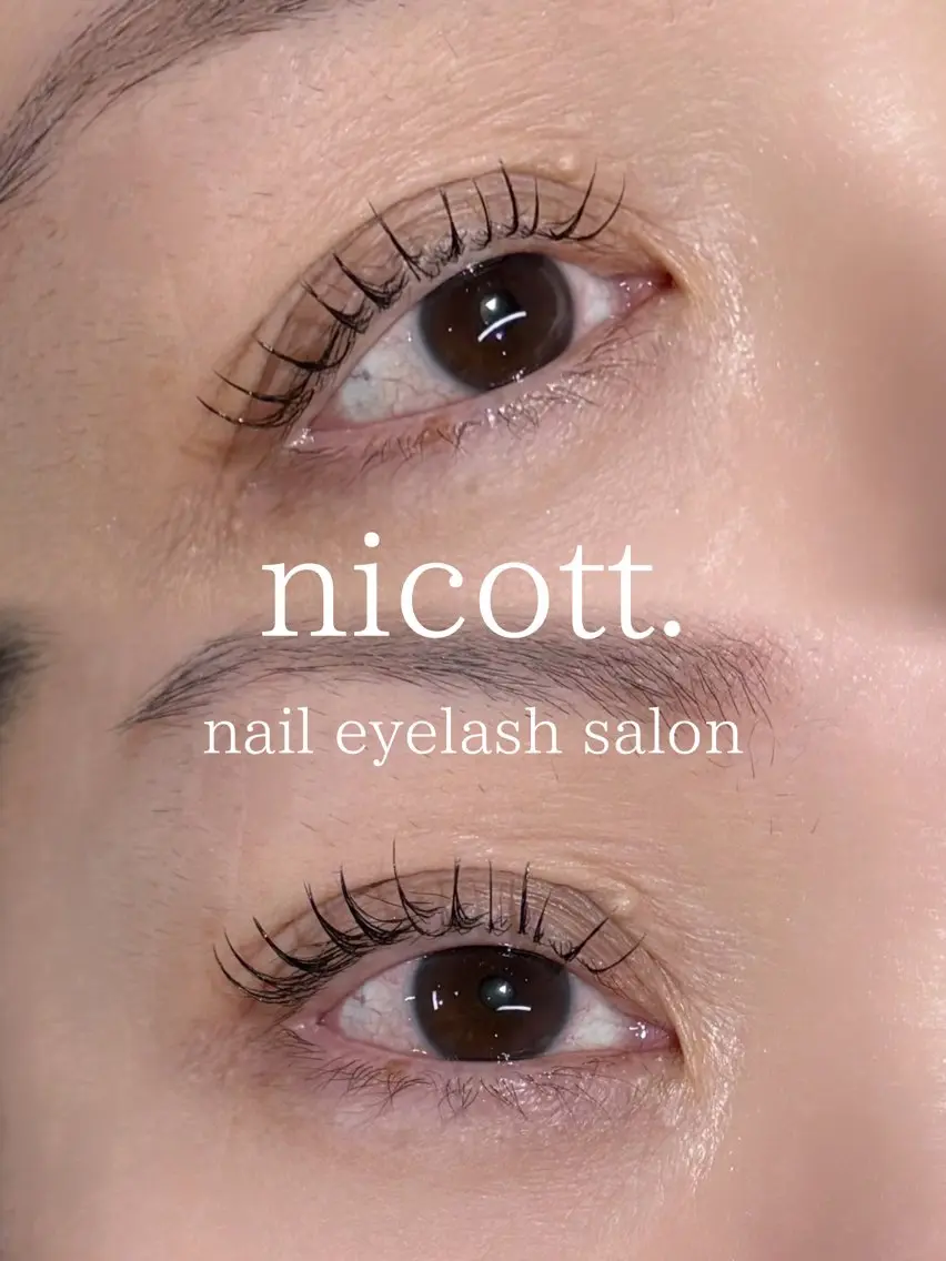 マツエク・マツパ マツエク nicott. renaのマツエク・マツパデザイン