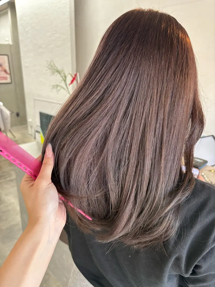 カラー ヘアカラー miloc sayaのヘアスタイル