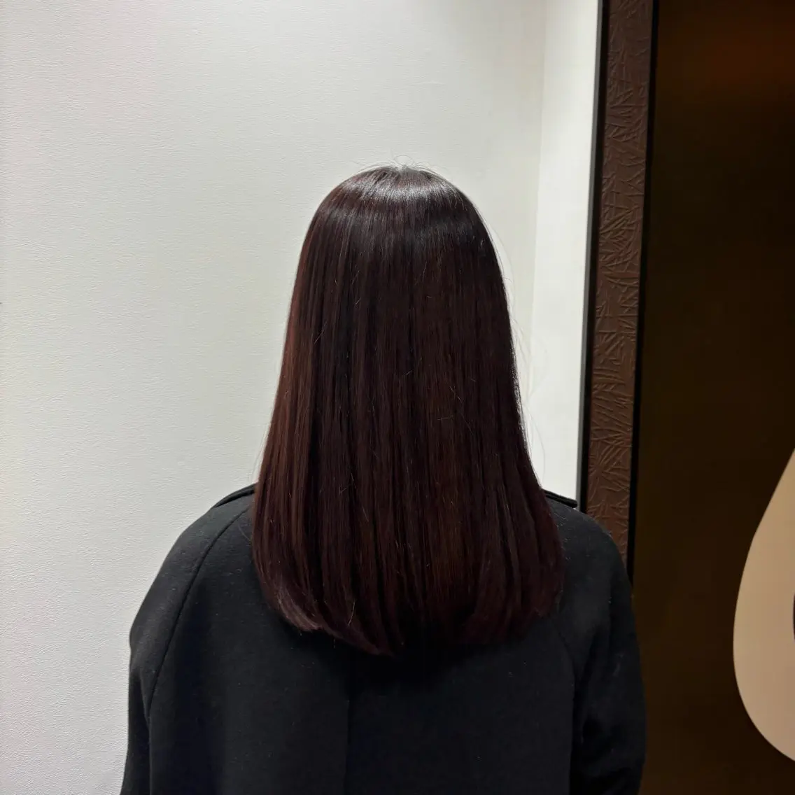 セミロング カラー ブラウンカラー オレンジ ピンクカラー ピンクブラウン 🌸石間伏 愛理🌸のヘアスタイル