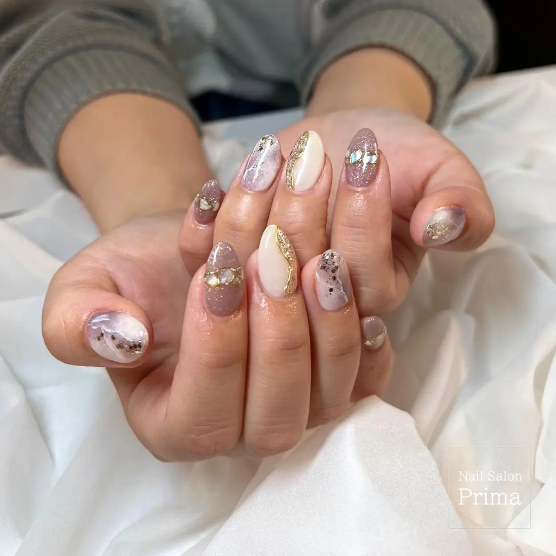 ミディアム ネイル SalonPrima Nail & Eyeのネイルデザイン