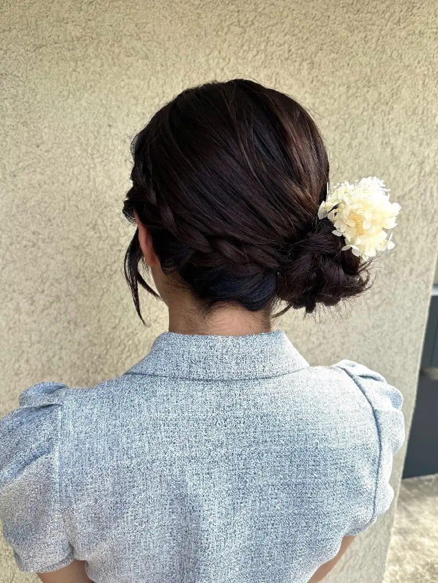 ヘアアレンジ 浴衣 ヘアセット 🪄表参道ヘアメイク /艶感ヘアメ/れいなのヘアスタイル