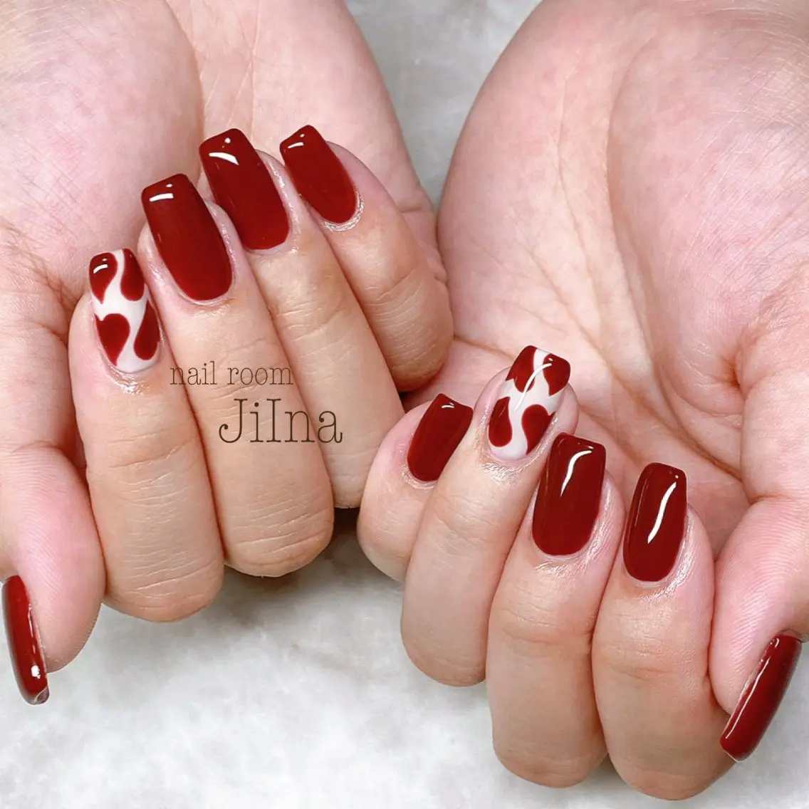 ネイル 持ち込み 春ネイル JiIna nailのネイルデザイン