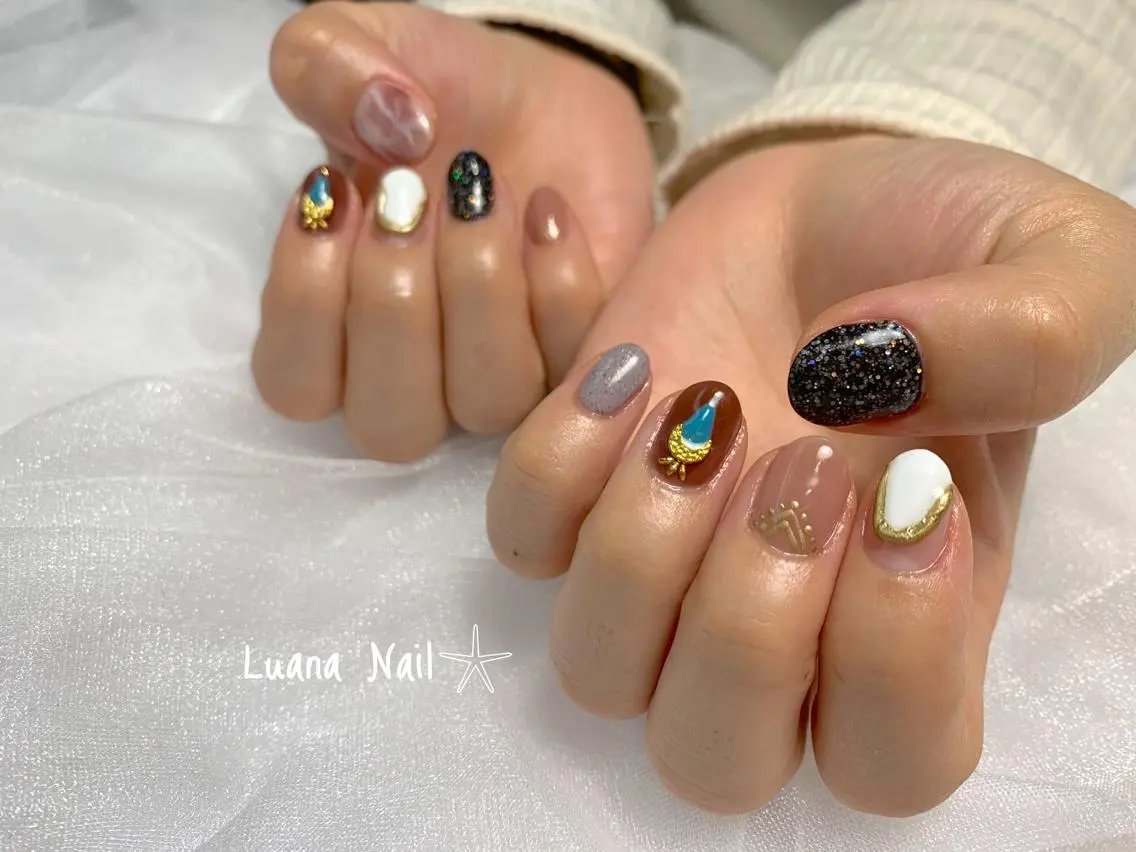ネイル ハンドネイル BeauJu by Luana Nailのネイルデザイン