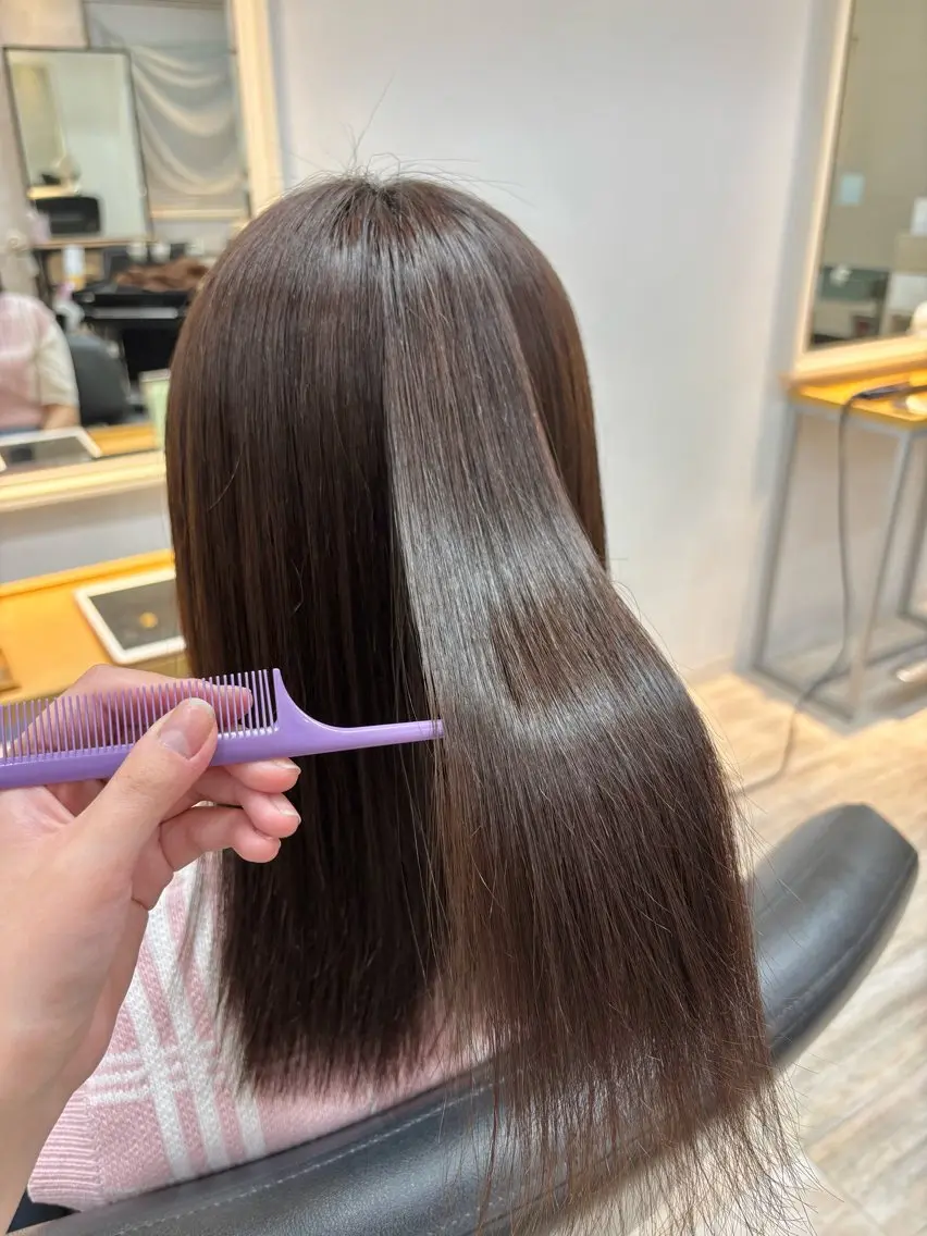 ミディアム カラー パーマ ブラウンカラー くさかみさき🌼暖色 /耳つぼ/オタク🌼のヘアスタイル