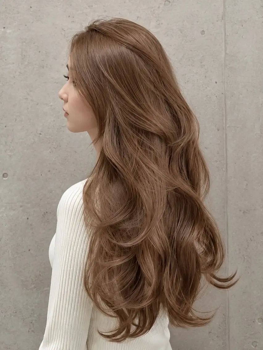 ロング カラー ヘアカラー trinity KOHARUのヘアスタイル