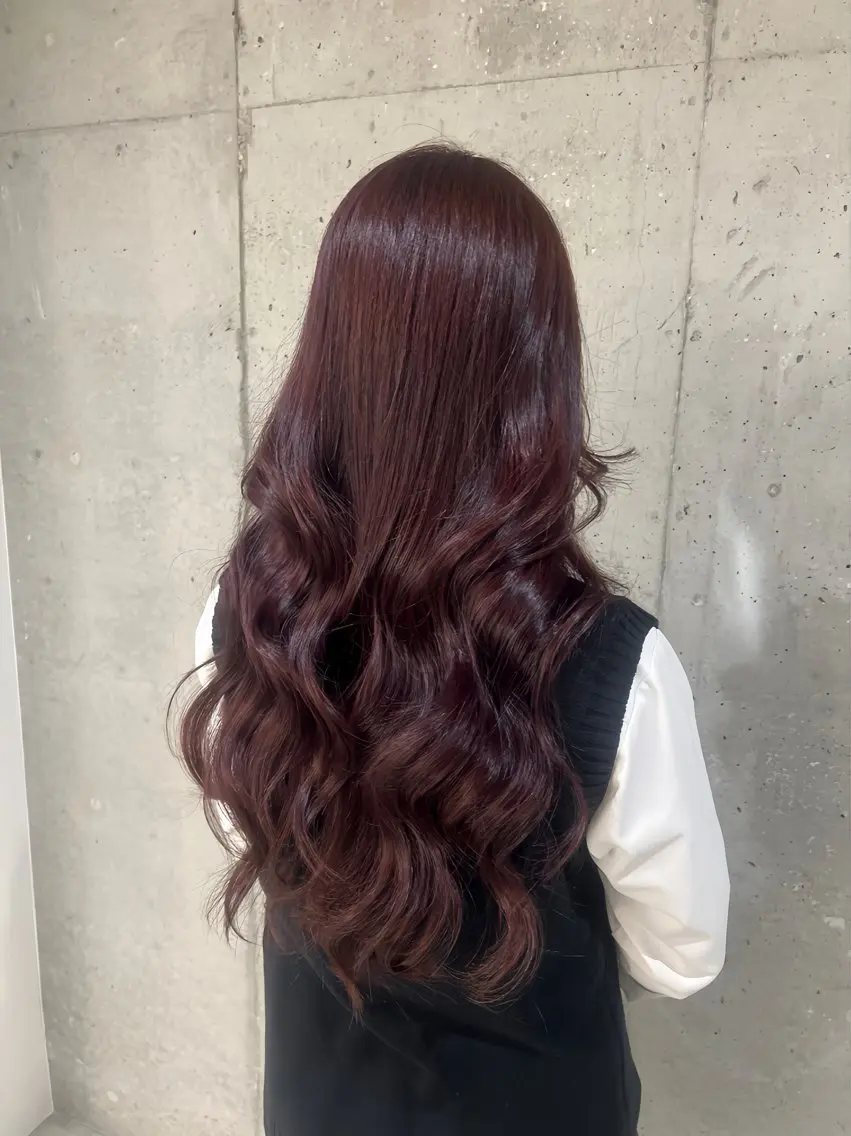 ロング カラー ブリーチ 透明感カラー ダブルカラー 似合わせカット カット ヘアカラー トリートメント 頓所 大昂のヘアスタイル