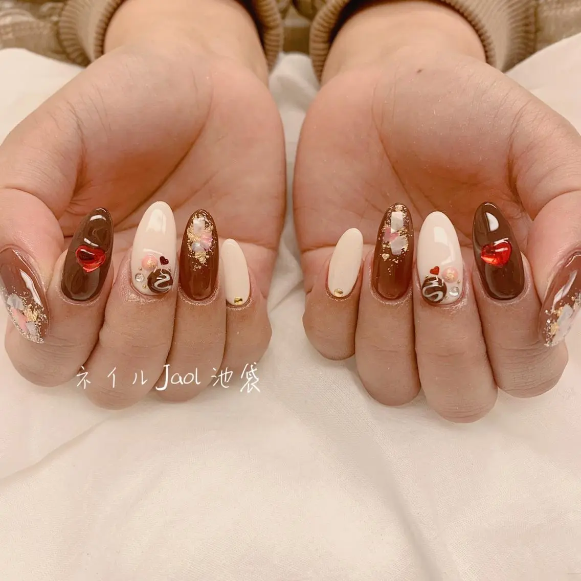 セミロング ネイルJaol 池袋のネイルデザイン
