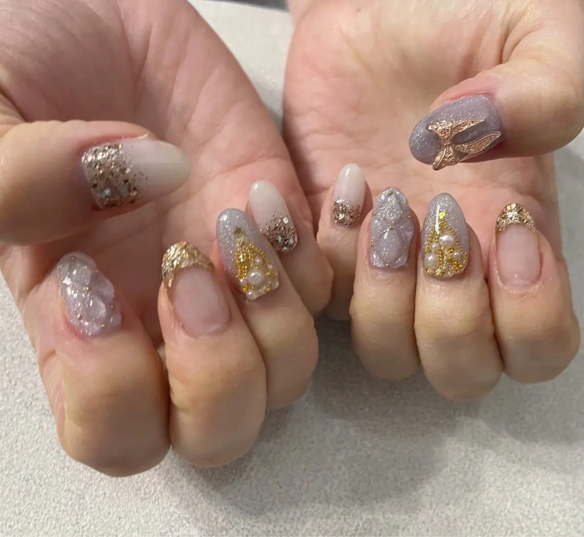 ネイル ジェルネイル パラジェル ハンドネイル BLANC.nail yuuのネイルデザイン