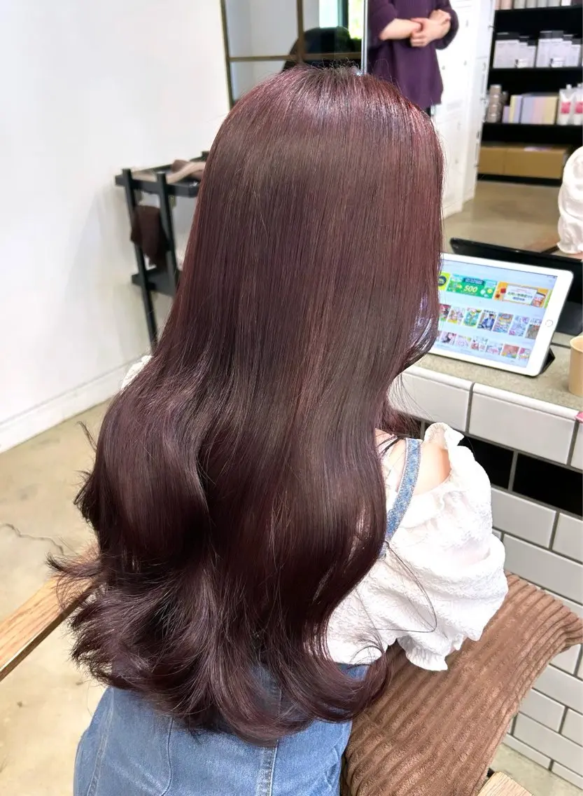 ロング カラー ヘアアレンジ ヘアカラー トリートメント ヘアセット 🎀暖色カラー🎀 ♡yurika♡のヘアスタイル