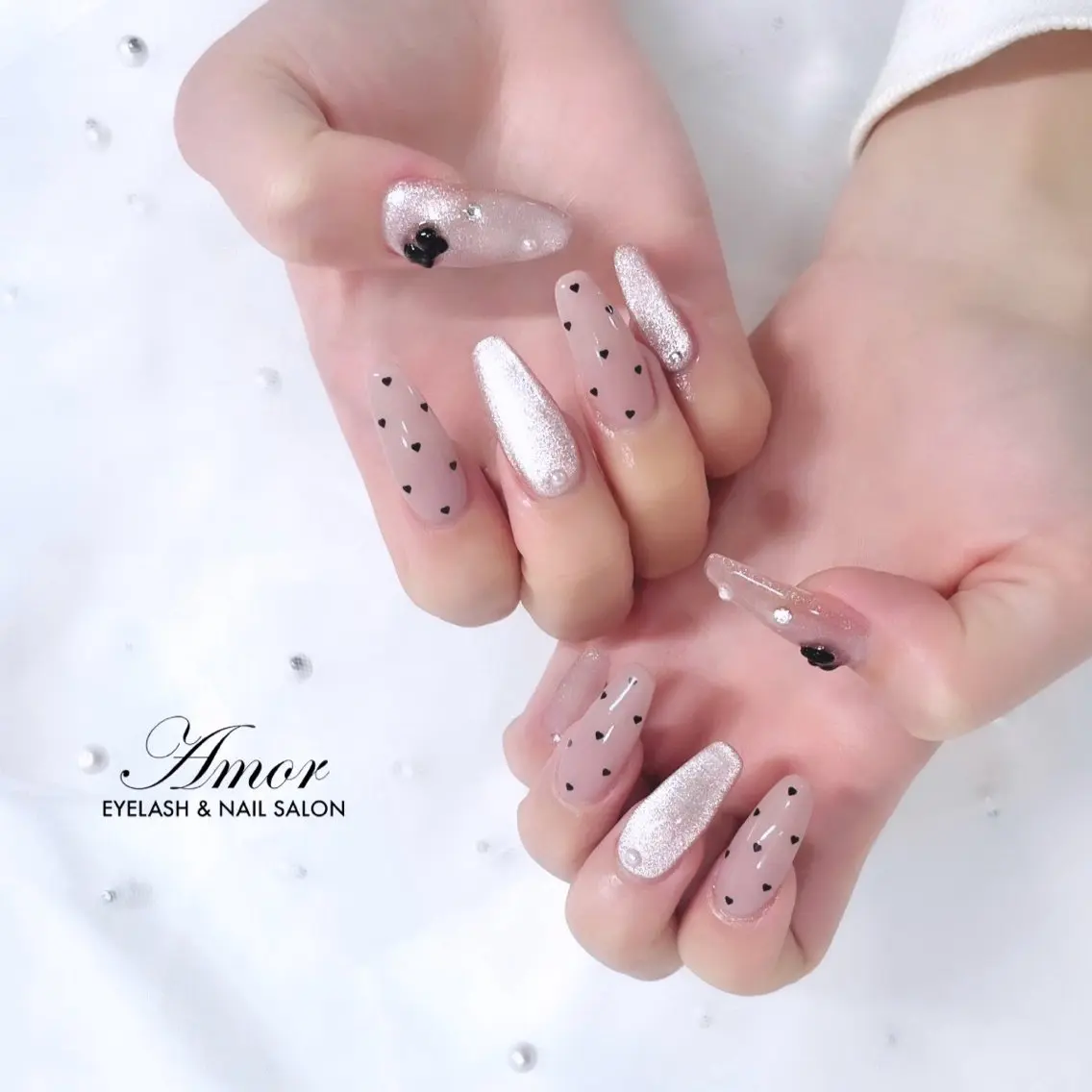 ネイル ワンホンネイル 🍒Hono Nail°˖✧のネイルデザイン