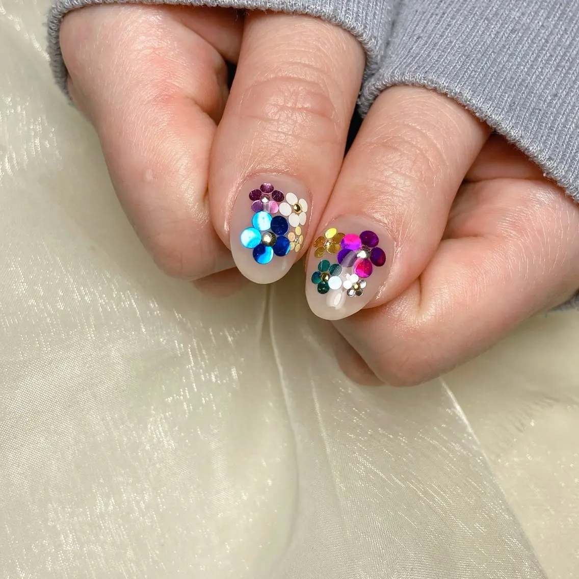 ネイル フラワーネイル nailsalon REJOICEのネイルデザイン