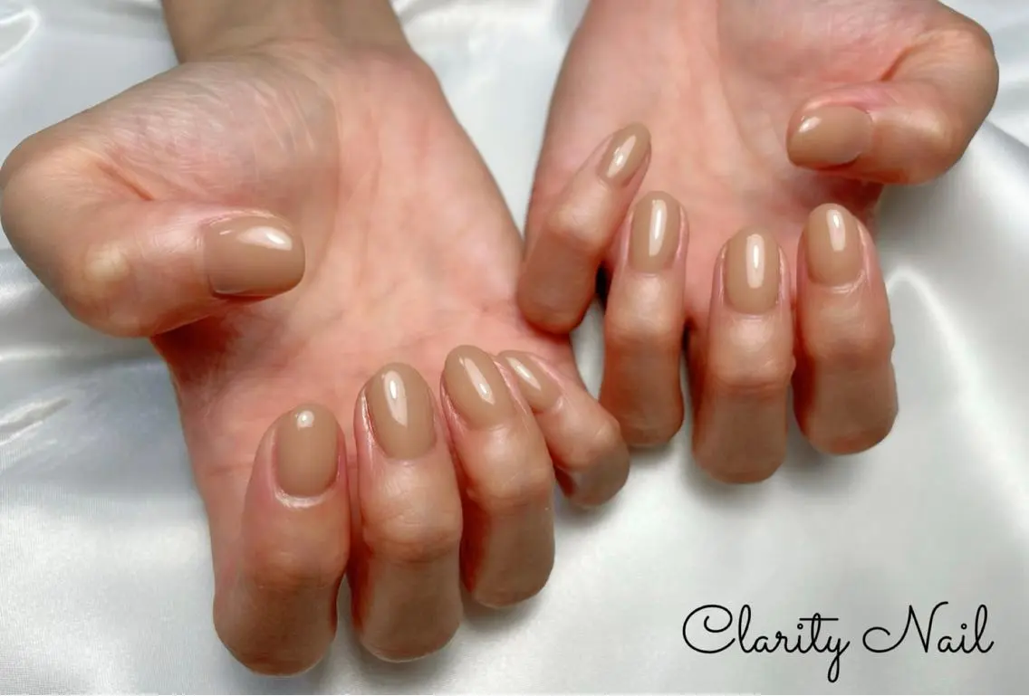 ネイル ワンカラーネイル ハンドネイル Clarity Nailのネイルデザイン