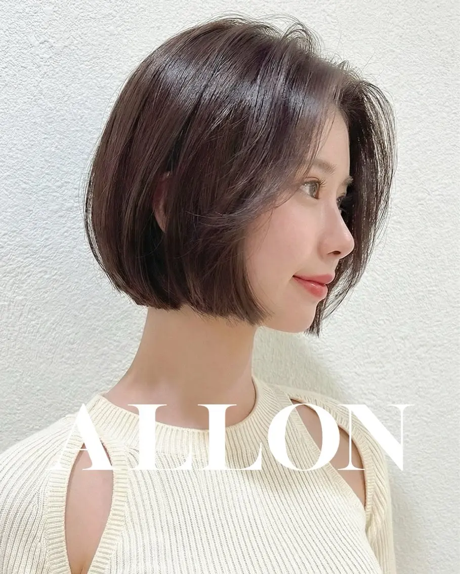 ミディアム カット ヘアカラー 髪質改善/艶カラー 吉田修登のヘアスタイル