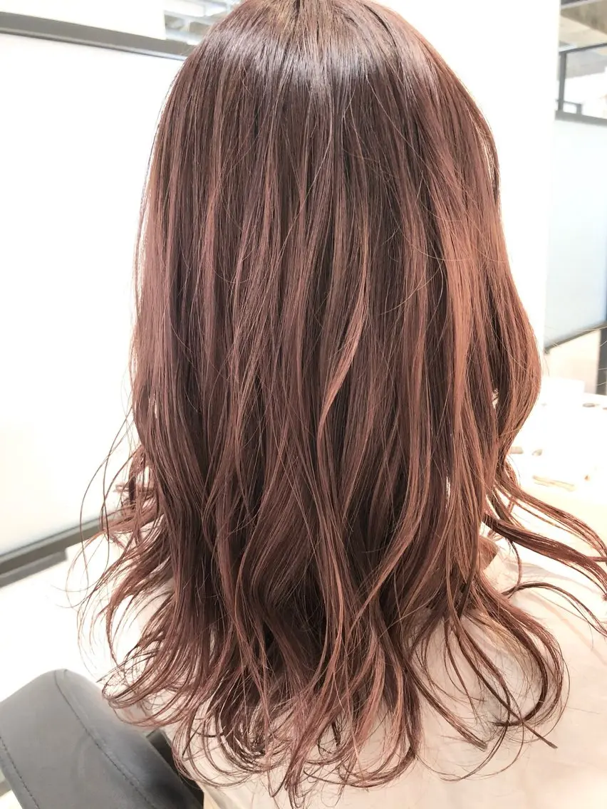 セミロング カット ヘアカラー トリートメント 髪質改善/ 艶髪YABUKIのヘアスタイル