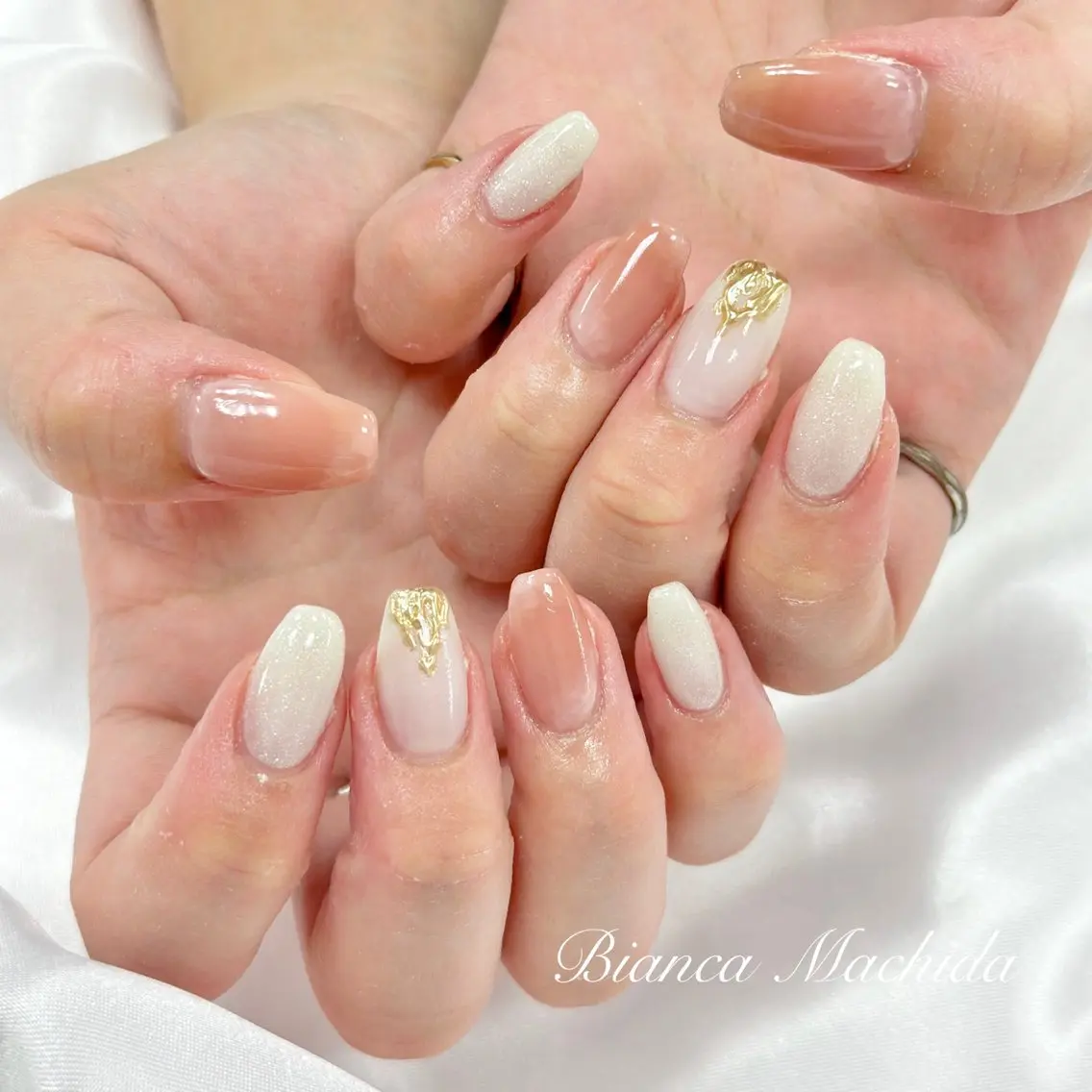 ネイル ハンドネイル Bianca👼🏻 OIKAWAのネイルデザイン