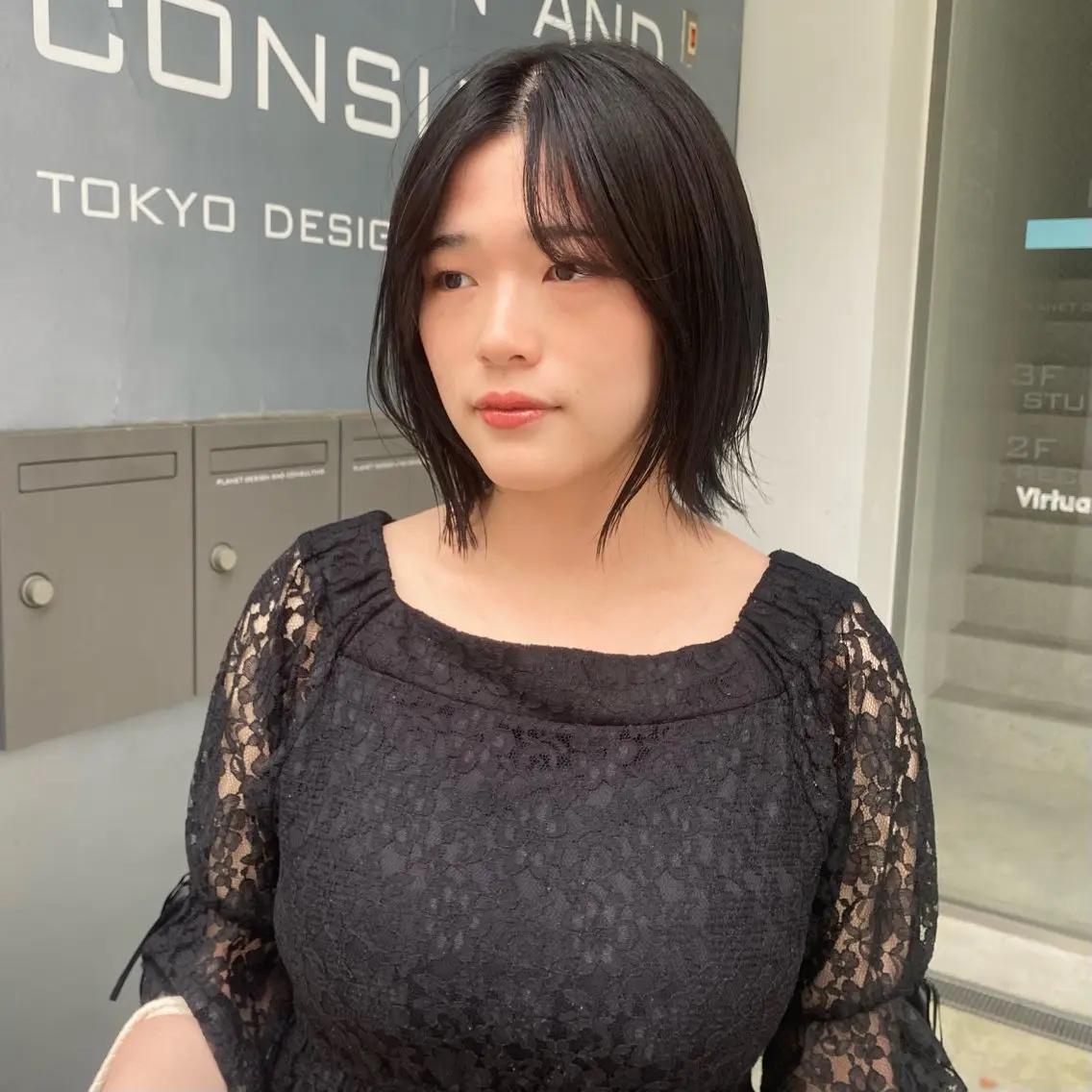 ミディアム カラー カット ヘアカラー トリートメント noa/ 渋谷のヘアスタイル