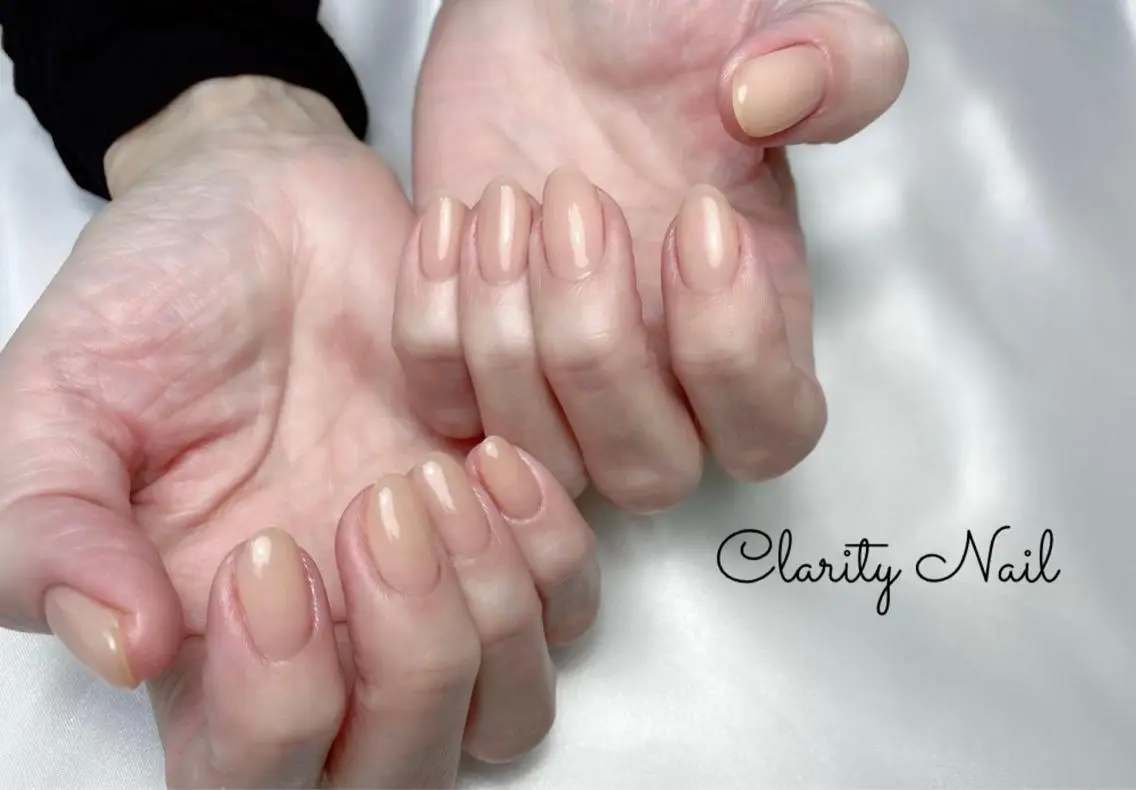 ネイル ワンカラーネイル ハンドネイル Clarity Nailのネイルデザイン