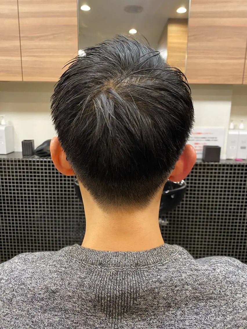 ショート メンズ メンズパーマモデル 大募集中のヘアスタイル