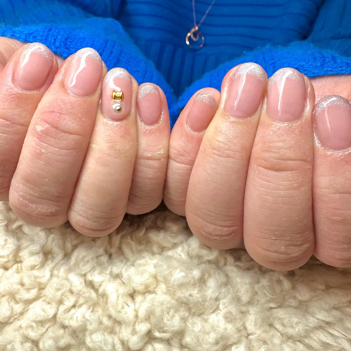 ネイル フレンチネイル ハンドネイル GéRanium Harukaのネイルデザイン