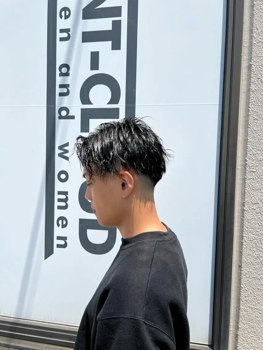 ショート メンズ フェードカット 💈メンズ特化💈 坂井竜也のヘアスタイル