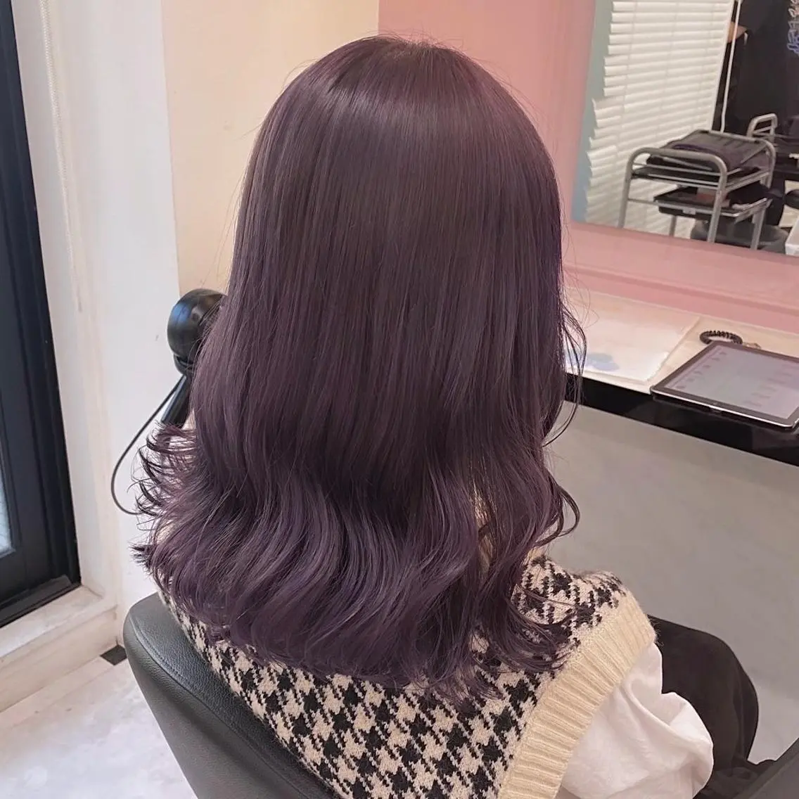 ミディアム カラー ヘアアレンジ 💕上野美容師☁ ブリーチ💖サワのヘアスタイル