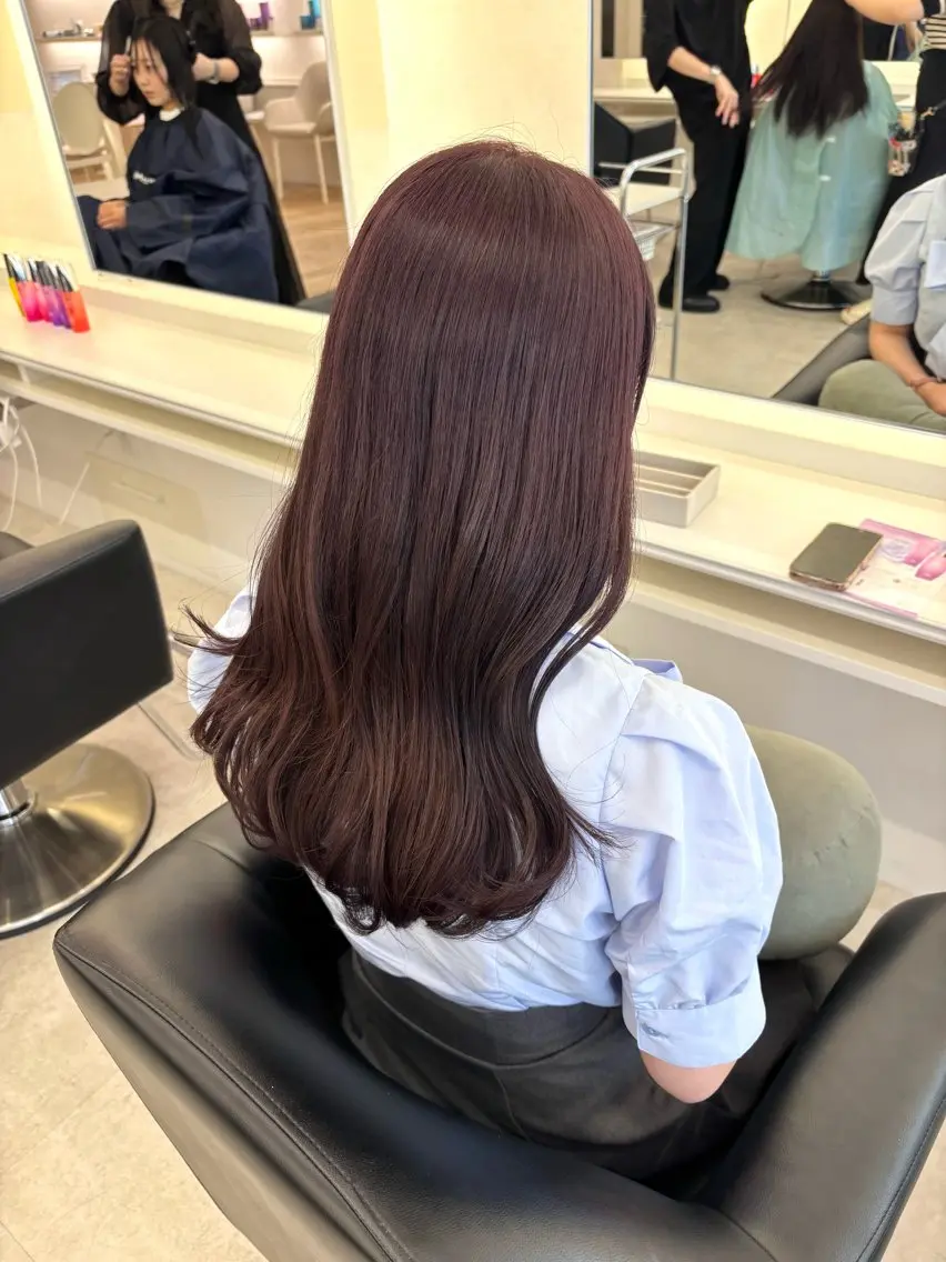 ロング カラー ヘアカラー parvemix平野 真央🎀💞のヘアスタイル