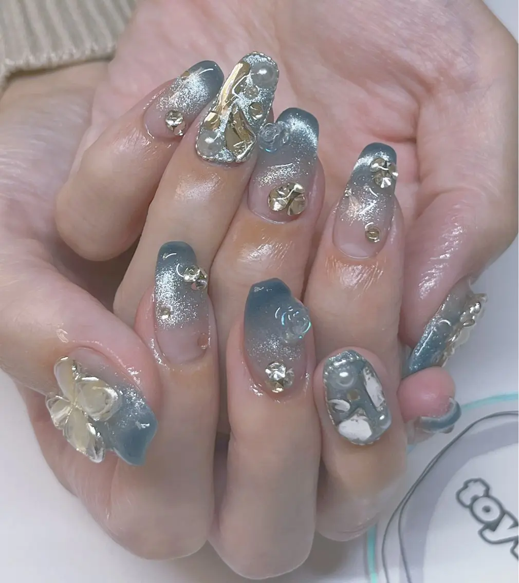 ネイル マグネットネイル ハンドネイル kairi Toyvenailのネイルデザイン