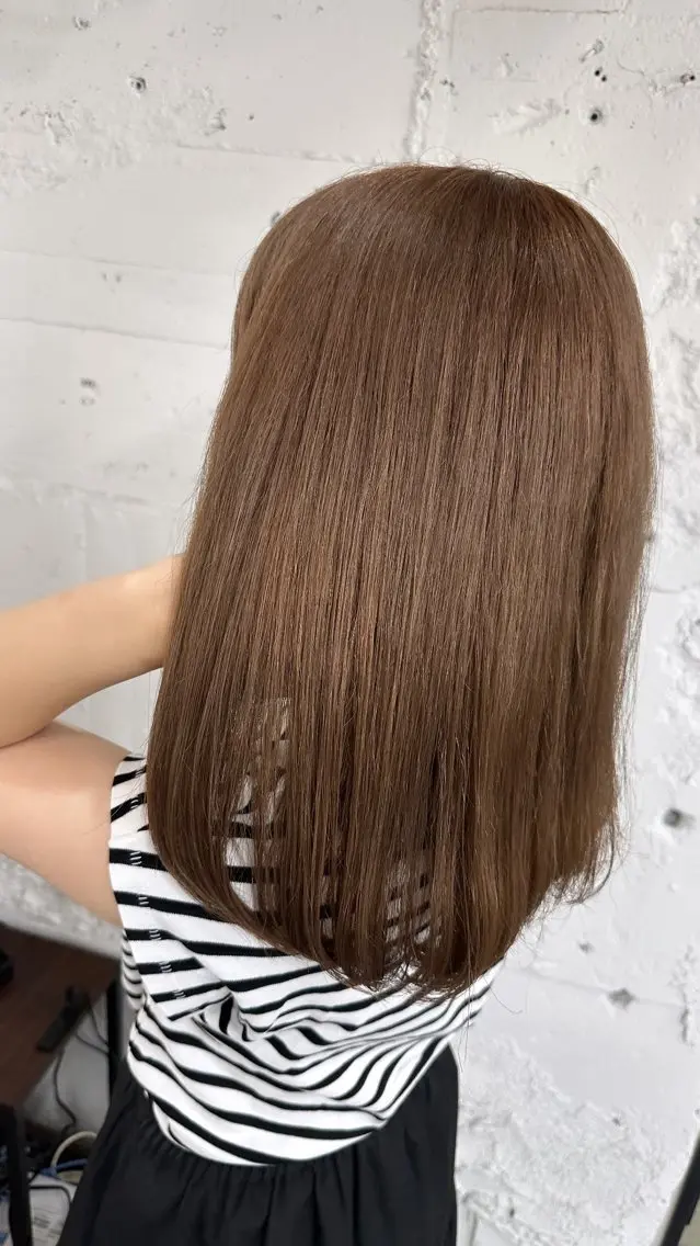 ミディアム カラー ヘアアレンジ 久米 治仁のヘアスタイル