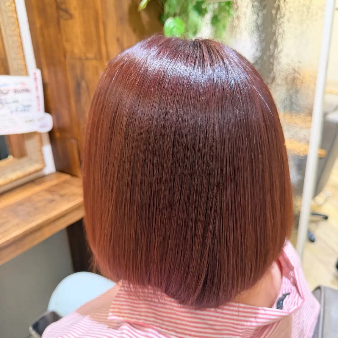 艶暗髪カラー 岸本のヘアスタイル