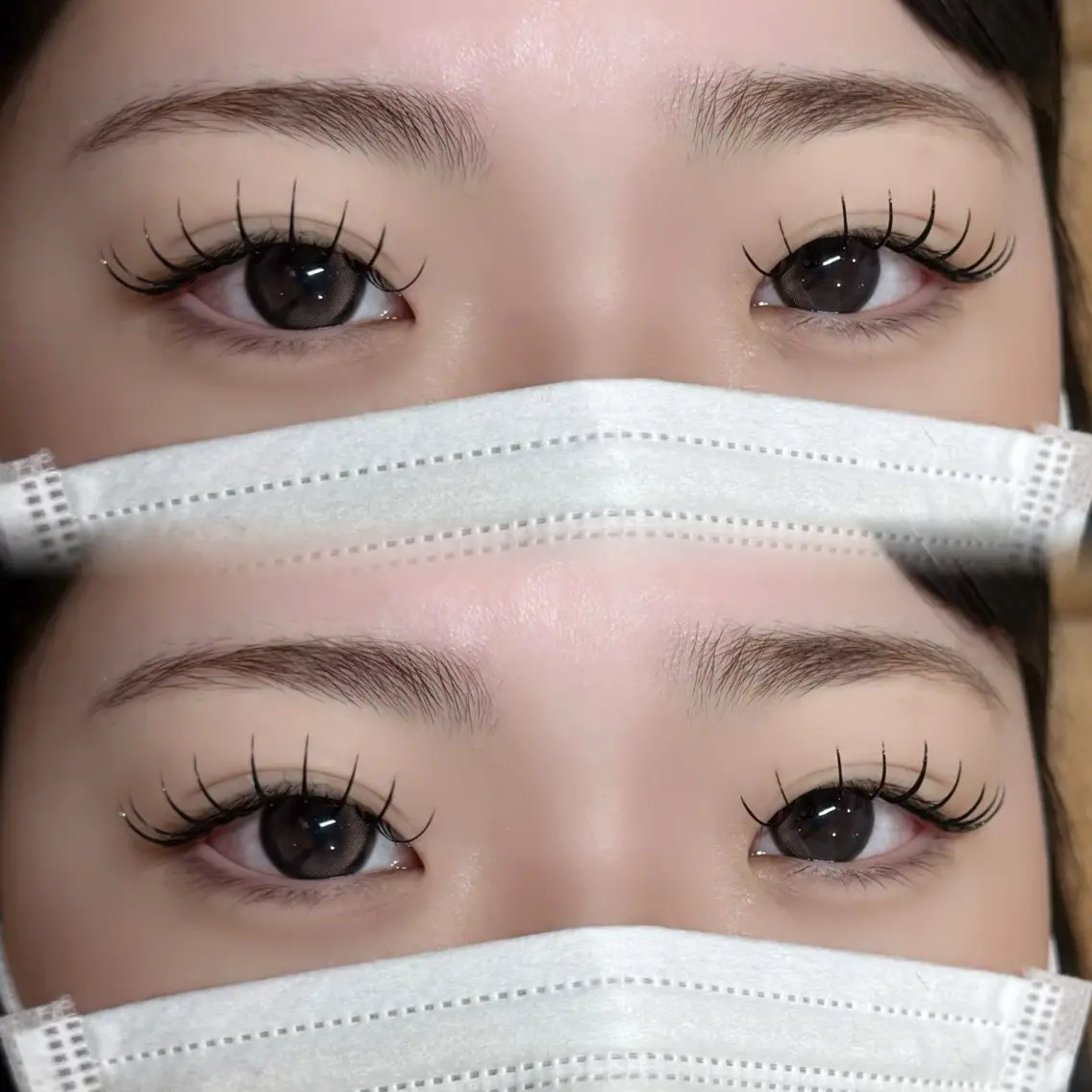 マツエク・マツパ 束感まつ毛 フラットラッシュ ナチュラル マツエク LUNELLA RENAのマツエク・マツパデザイン