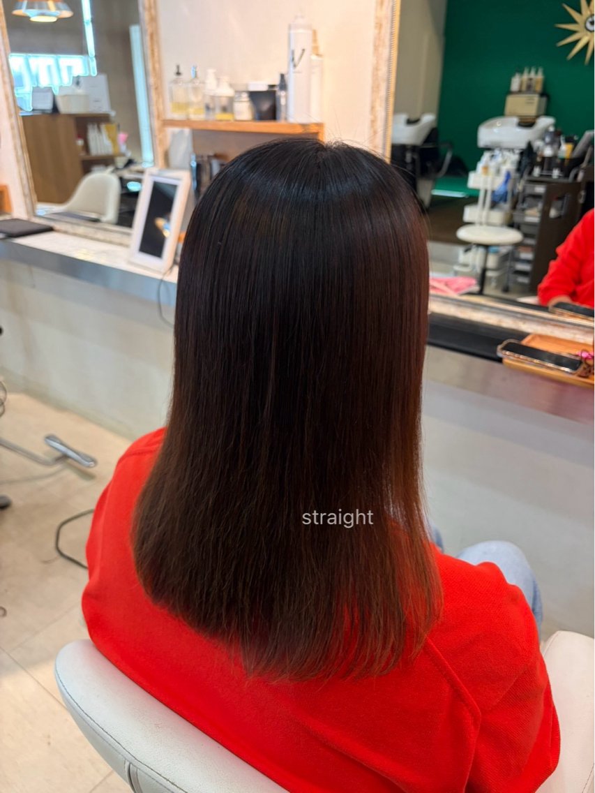 ロング 縮毛矯正 hair bonitaのヘアスタイル