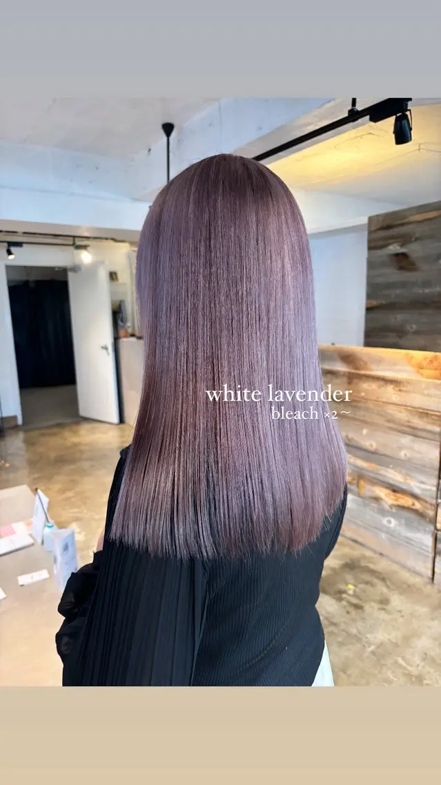 ロング カラー アディクシーカラー アッシュ アッシュブラウン ベージュカラー 黒髪 ヘアカラー トリートメント 暖色カラー🍒 ケアブリーチ/akiのヘアスタイル