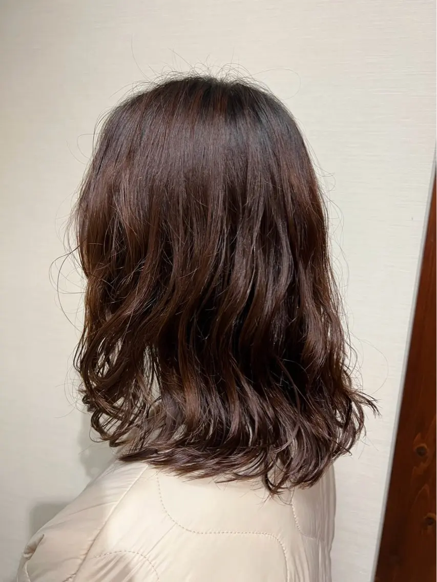 ミディアム パーマ レディースショート/ メンズ✂AMANOのヘアスタイル