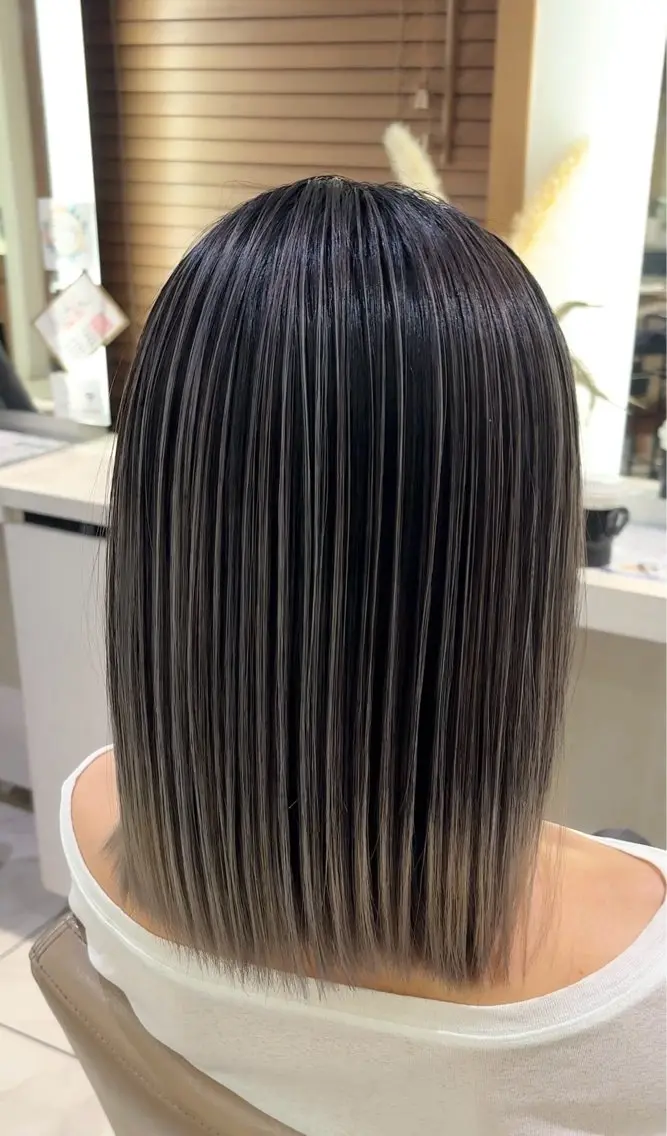 ミディアム カラー バレイヤージュ 髪質改善 レイヤーカット ヘアカラー トリートメント 大宮/バレイヤージュ 髪質改善/澤田隆誠のヘアスタイル
