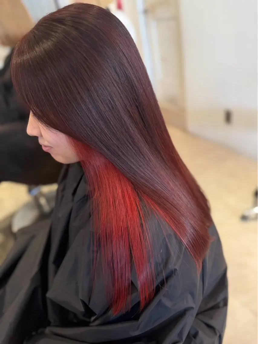 ロング ヘアカラー Uehara kenのヘアスタイル