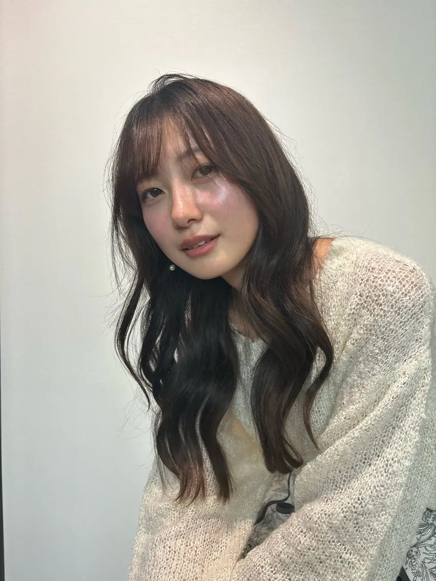 ロング 🫧ボブ/縮毛矯正/ 小顔/ゆーな🫧のヘアスタイル