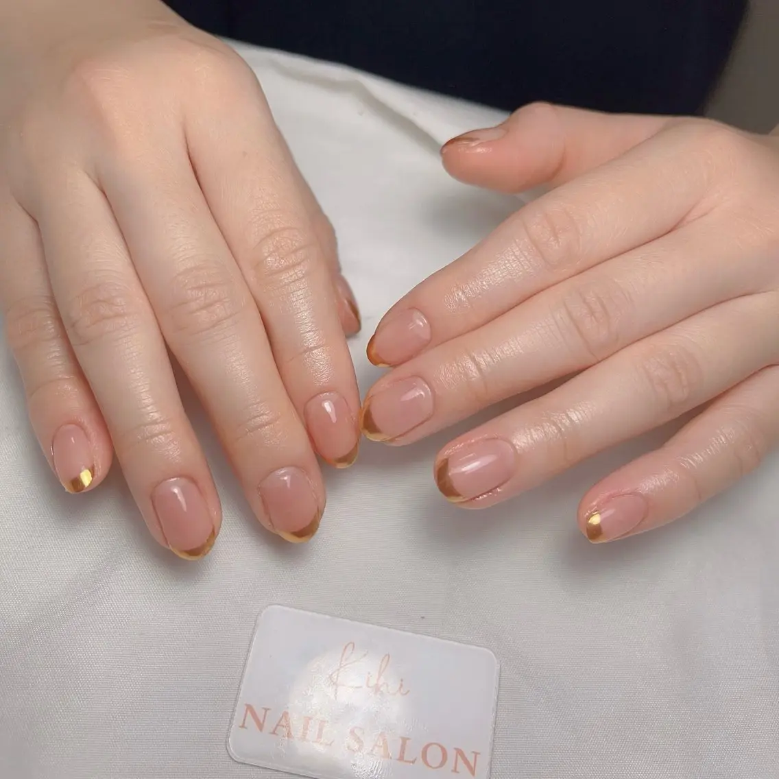 ネイル アートネイル フレンチネイル ジェルネイル グラデーション 韓国ネイル ハンドネイル ハンドケア さくら💮💮 【オフ無料】のネイルデザイン